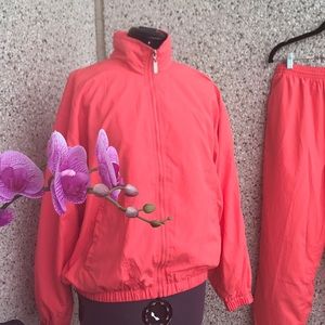 Track Zip front Jacket and pant 2 pi set Size M
